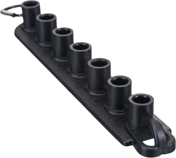 Holder til højtryksrenserdyse, holder 7 dysespidser med 1/4\" Quick Connect