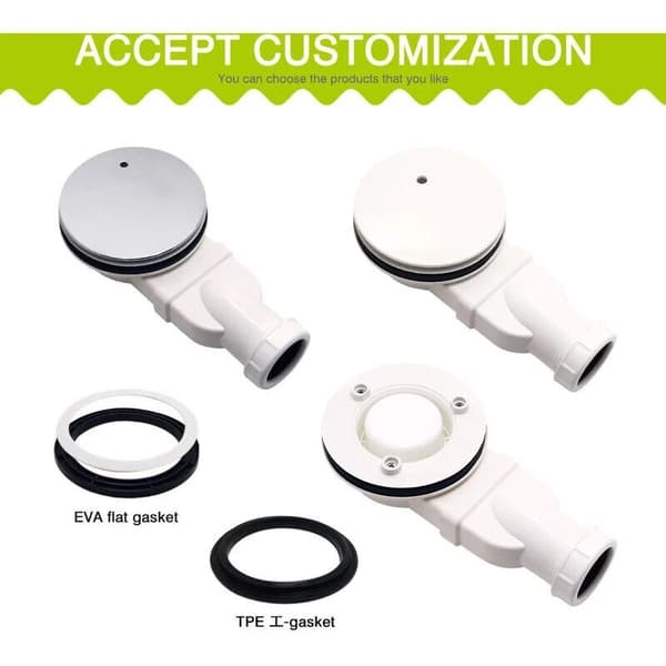 For dusjkar ekstra-flat dusjkar mod. Anti-lukt ABS plast