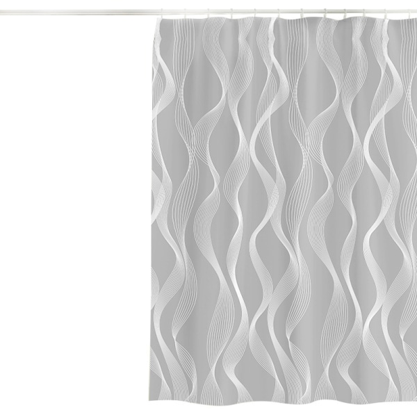 1 st duschdraperi 200(bredd)x180(höjd)cm Mögelsäker polyester