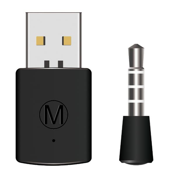 PS4 Bluetooth-adapter - Mini USB 4.0 Bluetooth-headset-adapter Mini trådlös mikrofon Bluetooth-dongel USB-adapter för PS4 trådlöst headset