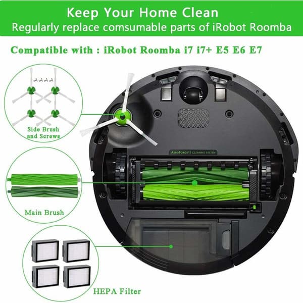 Tilbehørssæt til iRobot Roomba i7 i7+