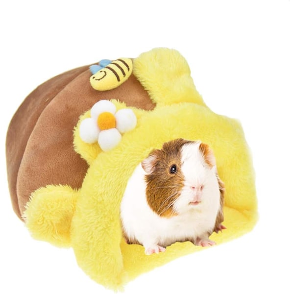 Kanin Marsvin Myspåse Fleece Bur Säng Liten Djur Hamster