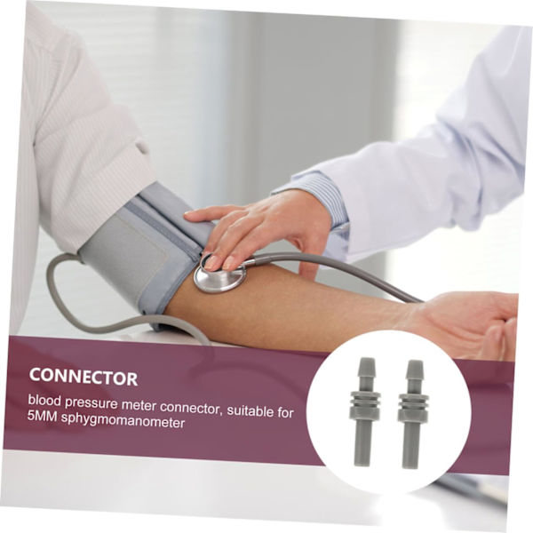4 stk. Blodtryksmåler Tilbehør Blodtryksmåler Tilbehør Blodtryksmåler Adapter Sphygmomanometer Dele Manschet Dele Abdominal