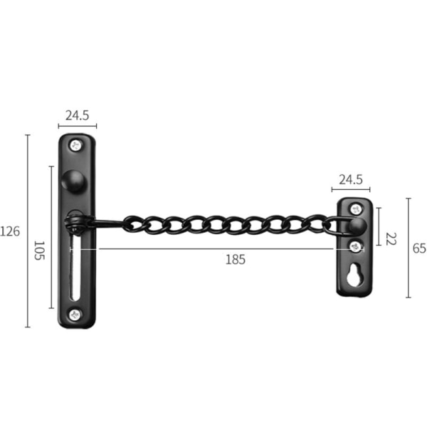 Door Latch Guard Chain, Door Security Chain, Anti-theft Door Chai