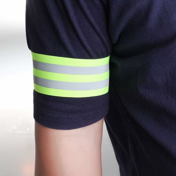 6X Elastiske Reflekterende Armbånd, Sikkerhedsrefleksbånd til Gåture