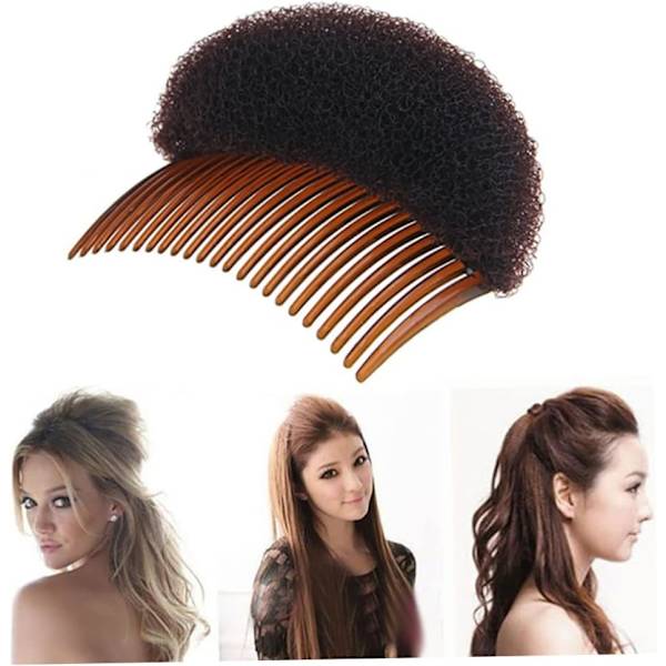 2 stk. Bump It Up Volumen Hårstyling Klips Bun Maker Hårindsætning Tool