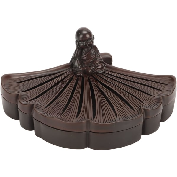 Ginkgo Leaf Incense Burner, Exquisite Antique Incense Burner Bowl