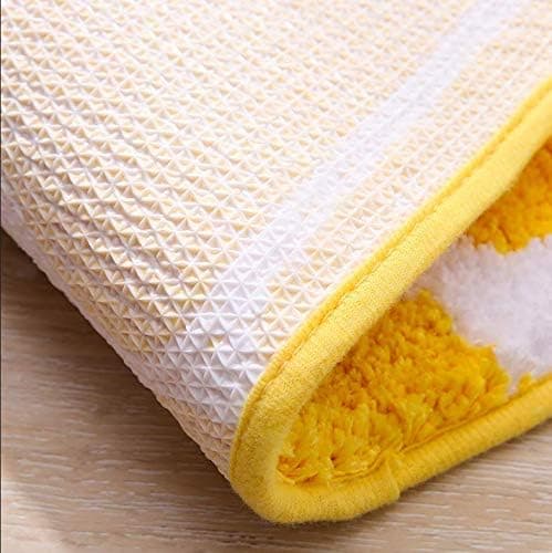 Regnbåge/citronmatta Vattenabsorberande halkfri matta sovrum badrum dörrmatta (citron S) - 49*83cm