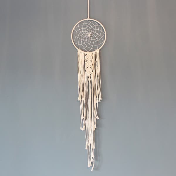 3-delt drømmefanger Macrame veggdekor Boho veggdekor Sol Måne