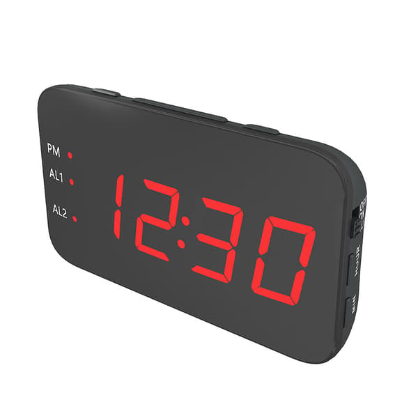 LED Digital Väckarklocka med Snooze Alarm Automatisk Smart Klocka P