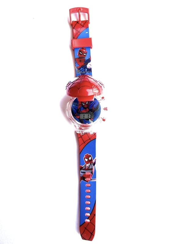 Kids Cartoon Projector Watch Spider-Man