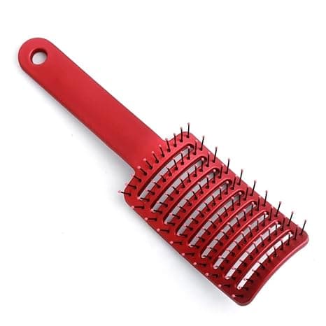 Kvinnor Styling Böjd Hårborste Ihålig, Hårbottenmassage Våt/Torr