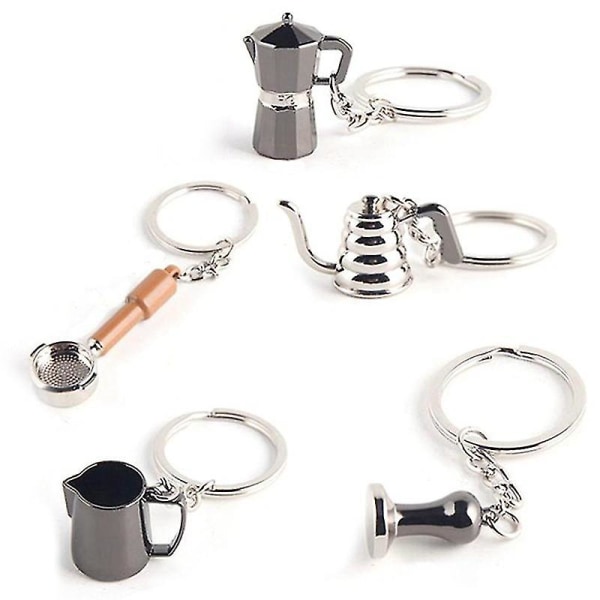 5 kpl Luova Barista Kahvi Tamper Avainrengas Espresso