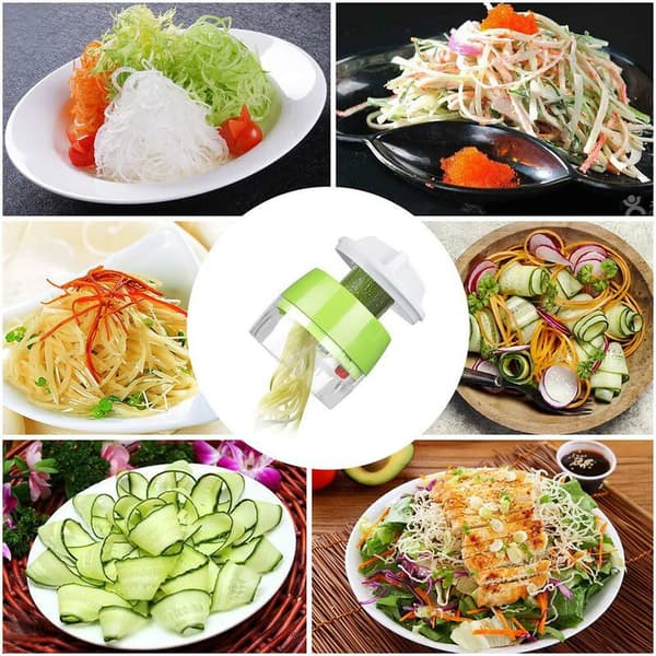 Spiral Grøntsagssnitter, Grøntsagsspaghetti Spiralizer Grøntsag
