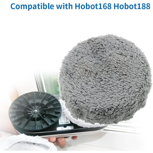 24 st Fönsterputsduk Mopp Robotdammsugare Delar Våtmopp för Hobot168 för Hobot188