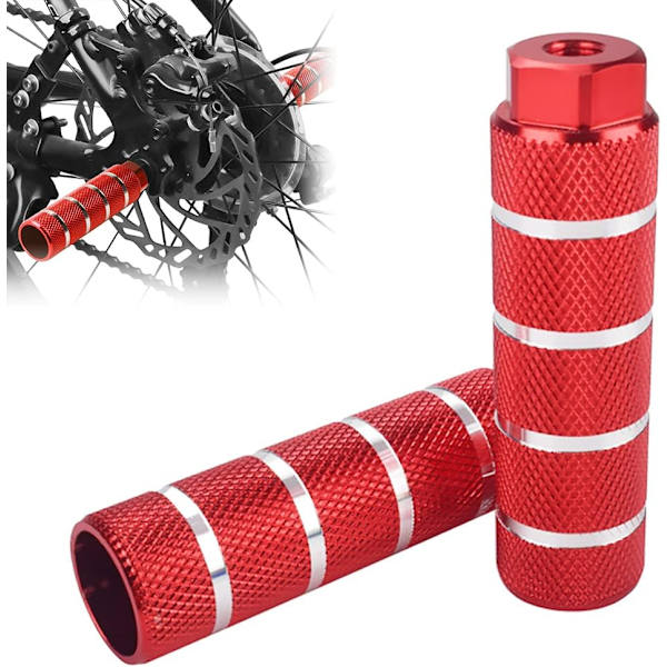 Polkupyörän jalkatapit 8mm alumiinia liukumattomat BMX jalkatapit universaalit, 1 pari poljinjalkatapit, urheilutarvikkeet MTB, BMX, maantiepyörät, MTB