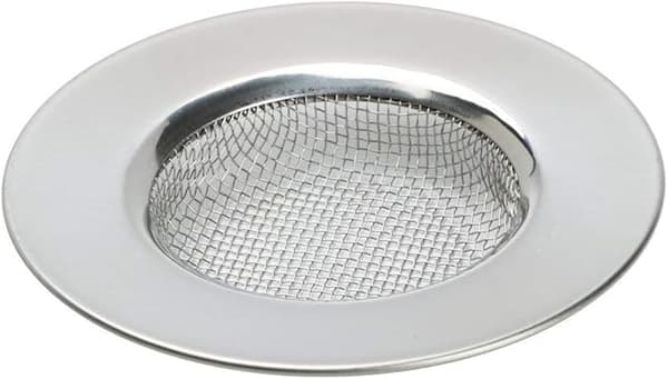 Sluksil for Dusj - Hårfanger til Avløp - Kjøkkenvask Propper - Rustfritt Stål Mesh Vaskavløpsfilter - 3 Tommer 7,6cm