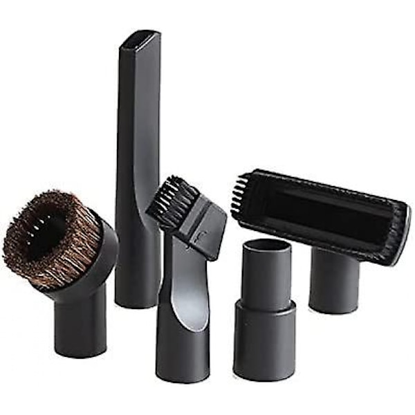 5-pakkaus 32 mm:n pölynimurin lisävarusteet, rako- ja suulakeharja 32 mm:llä