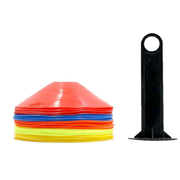 5-pack sportdiskkoner, plastkoner för smidighetsträning, markörkoner för fält