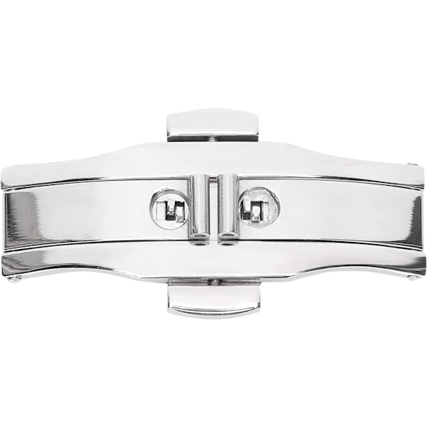 Pieces Urband Clasp, Legering Urband Spänne Silverpolerat Fjärils Spänne för Läder Urband Remmar 15-17-19-21-23-25mm