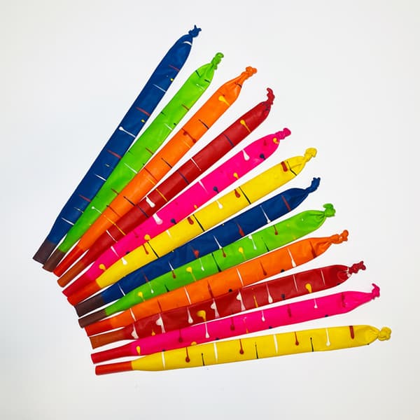 100 st raketballonger Plus  - Party Pack, inget behov av påfyllning
