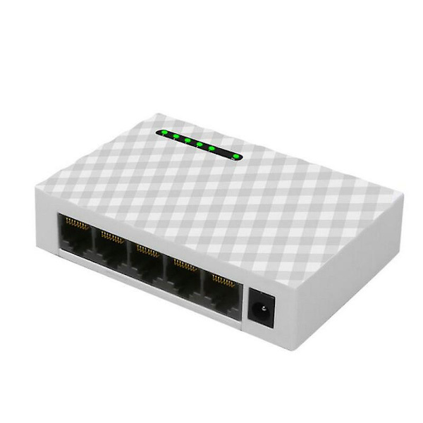 5-porters skrivebords Gigabit nettverkssvitsj 10/100 / 1000mbps Ethernet