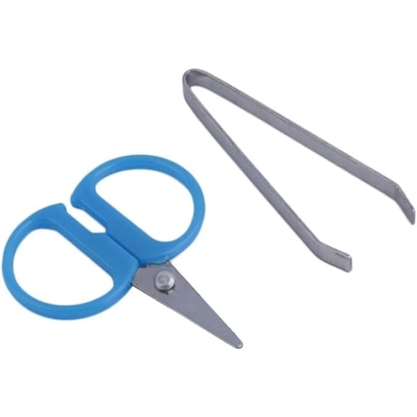 Rejse sykit tråd nåle mini etui plastik saks tape