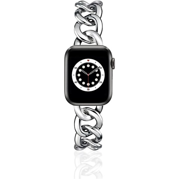 38/40mm Kule damekjede i metall Smartwatch-reimer kompatibel med Ap