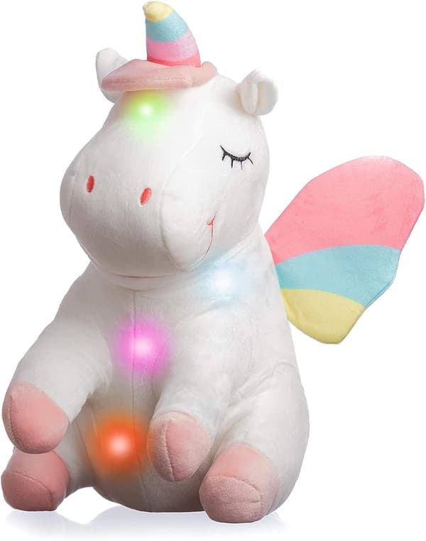 Yksisarvinen LED-pehmolelu