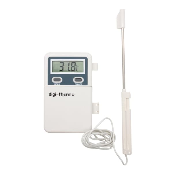 Bærbart digitalt termometer med probe og skærm -50º +300ºc
