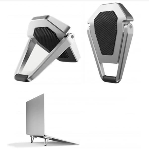 Laptopstativ, Sammenleggbart, Metall, Passer de fleste laptoper og datamaskintastaturer