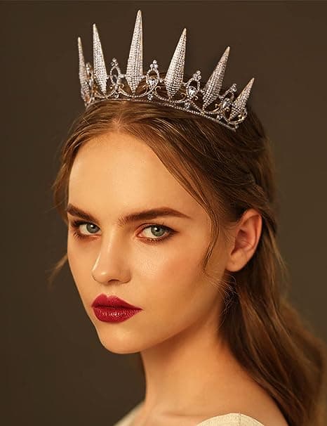 Guld Tiaraer og Kroner til Kvinder, Krystal Bryllups Tiara til Brud