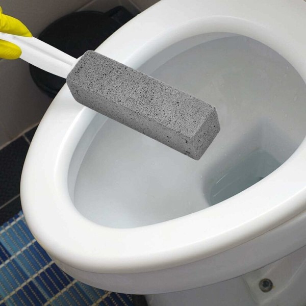4 kpl Puhdaskivirengaspuhdistusharja, WC-WC-harja kahvalla