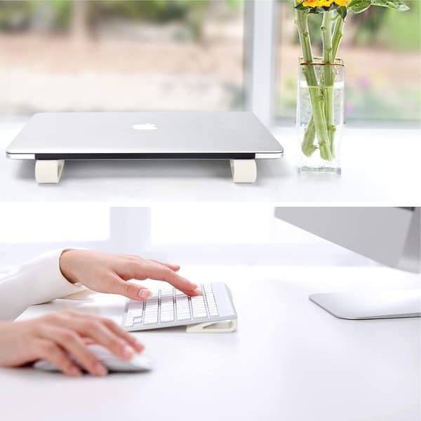 Universal Laptop/Computer Keyboard Stands, [4 Pack] Gummi Tilt D