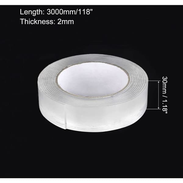 Dubbelsidig tejp - 300x30x2 mm Avtagbar väggmontering