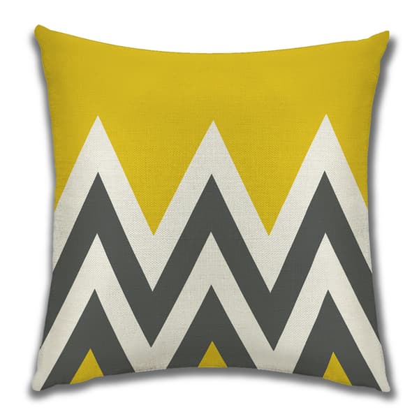Turkos Orange Diamant Kuddfodral Set om 4 Mid-Century Throw