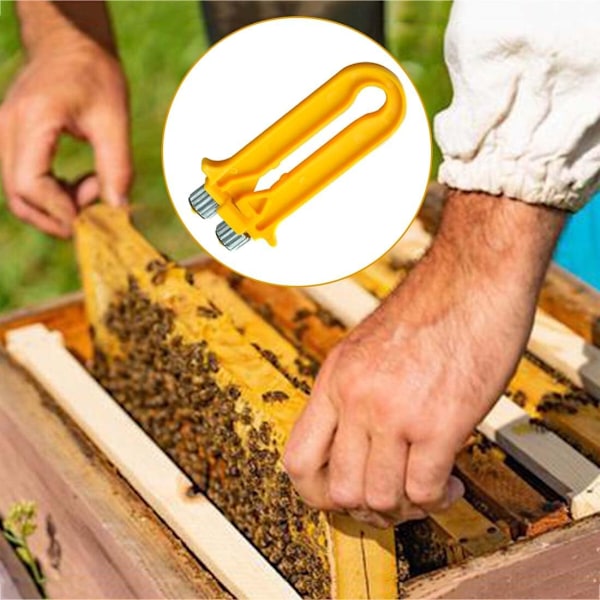 3 st Beehive Ram Kabelspännare Krymptång Trådspännare Krympare, Biodlingsverktyg Utrustning Orange