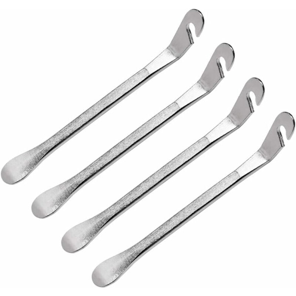 Cykel Däck Spak 4PCS Manuell Däck Spak, Stål Cykel Däck Spak, Däck Remover för Cyklar, Däck Spak Spade, Cyklist Cykel Verktyg Hjul Reparation Spak Kit