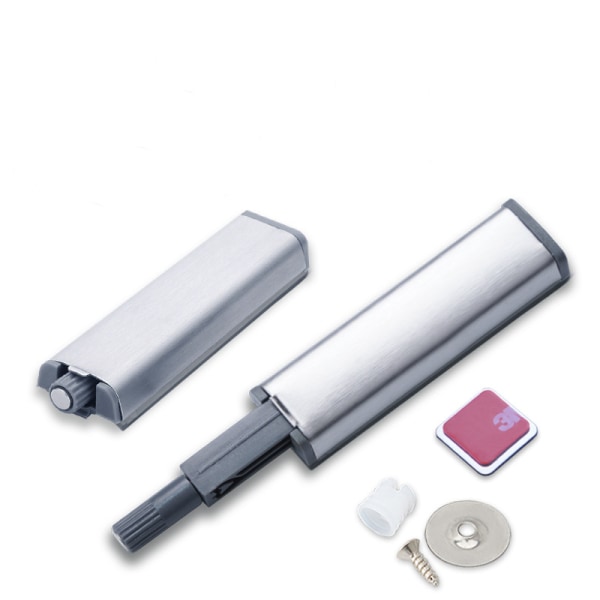 6 kappaletta Push to Open Magnet Cabinet Door - Push Open Magnetic Closet Door Closer for Cabinet System - Buffer Hinge Latch Latches - Metal Magnetic Latch