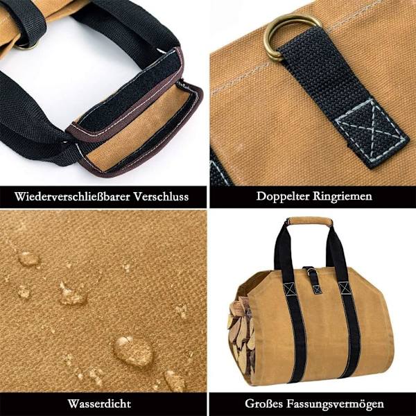 Vedkurv Vedpose Vedkurv til peis Vedpose Vedtransportvogn