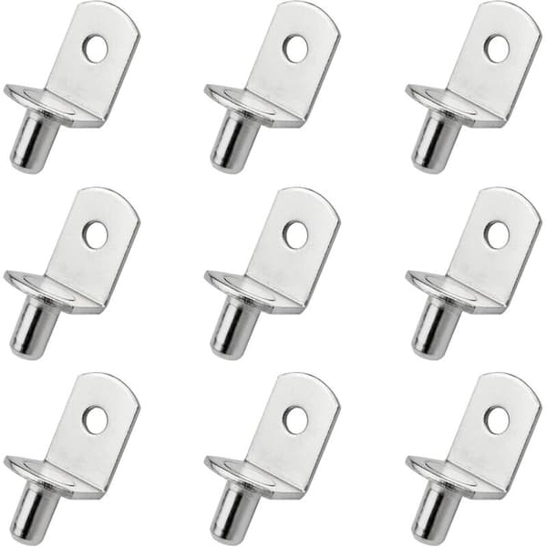 25 st hyllstödsstift i metall, hyllstödsstift, hyllstöd, L-formade stöd