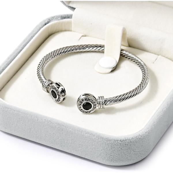 Armbånd Lysegrå Klar Fødselsdagsgaveæske Til Valentinsdag Fødselsdag G