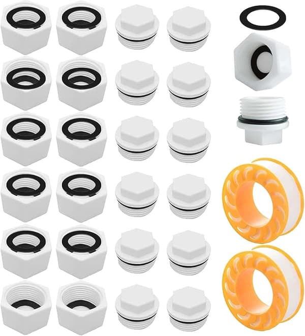 24-pack Rörpluggar, Vatteninloppsplugg Kran Mit Plugg Tätning, Hona Plugg, Plastplugg