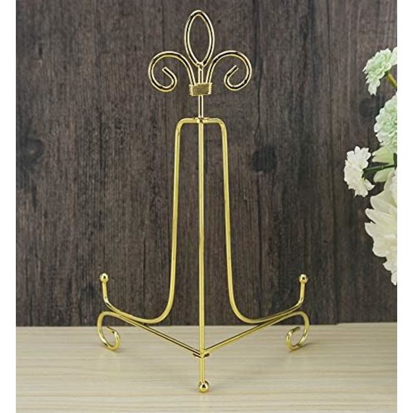 10 tommer guld staffeli pladeholder dekorative display standere til Ph