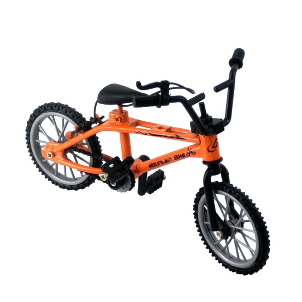 Mini Finger Bmx Fan Toy, Alloy Functional Bicycle Orange(1kpl,ora