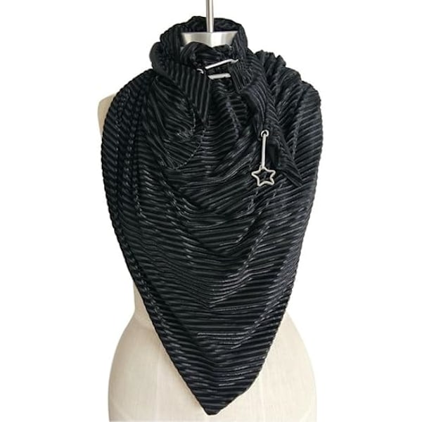 Stjerne-Sjal for Kvinner Elegant Pashmina Sjal og Wraps Kryss foran Sjal Poncho Cape Cardigan Myk Varmt Reise Wraps