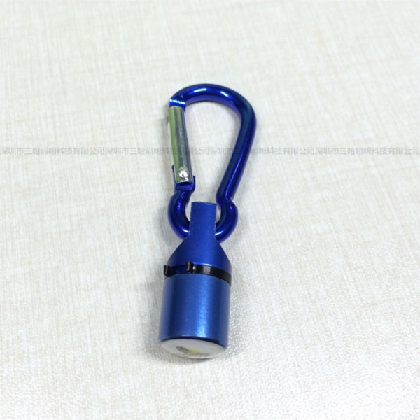 Bärbar mini ficklampa Mini LED ficklampa med nyckelring för O
