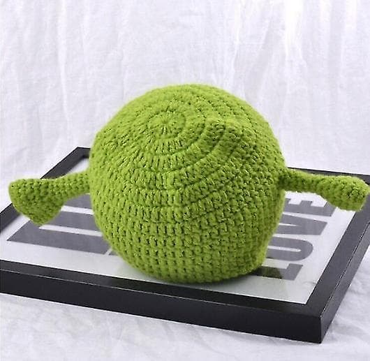 Rolig ullhatt i samma stil som Shrek