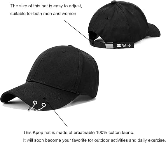 Baseball Cap med ringe Snapback Hats til mænd kvinder udendørs
