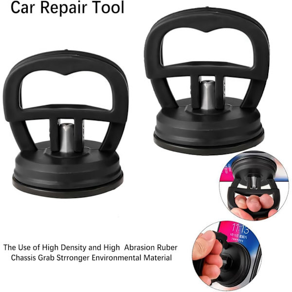 2 stk. Auto Body Dent Puller, Bil Reparation Suggekop, Bil Dent Puller til Re